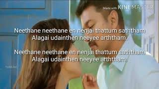 Neethane neethane song lyrics [upl. by Thekla64]