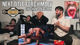 Khamzat Chimaev vs Robert Whittaker Full Fight  BSB team reaction ufc308 [upl. by Eamanna]