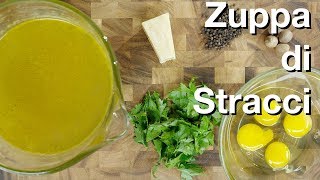 🔴 Zuppa di Stracci Stracciatella Soup Recipe [upl. by Sainana]