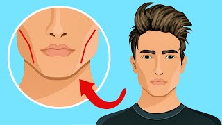 How to Get a Chiseled Jawline For Men [upl. by Cath]