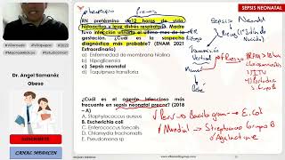 PREGUNTAS ENAM DE SEPSIS NEONATAL  NEONATOLOGÍA  VILLAMEDIC [upl. by Aihsirt]