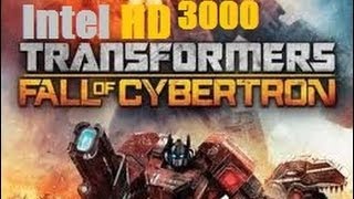 Intel HD 3000TransformersFall Of Cybertron Gameplay [upl. by Franklin633]