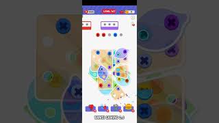 Unscrew It Nuts amp Bolts Jam Puzzle Answers  Unscrew It Nuts amp Bolts Jam Hard Level 147 Gameplay [upl. by Putnem392]