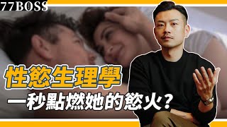 性慾怎麼產生？男女原因大不同，學會這招，一秒點燃她的慾火！【77老大】 [upl. by Ahseikram]