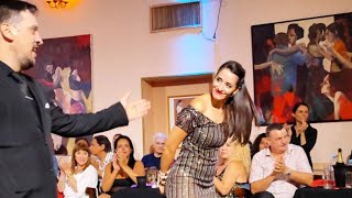 Milonga Vieja Milonga DArienzo Becky Navarro y Lucas RobañeraEn Lo de Balmaceda 25ene24 44 [upl. by Joab]