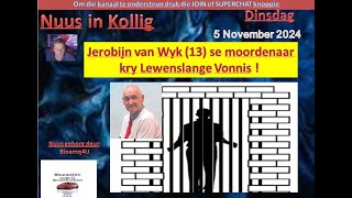 Jerobijn van Wyk 13 se moordenaar kry Lewenslange Vonnis [upl. by Turnbull]