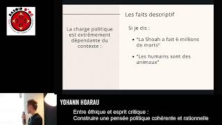 Yohann Hoarau  Entre éthique et esprit critique [upl. by Aribold165]