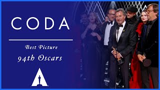 CODA Wins Best Picture  94th Oscars [upl. by Afton662]