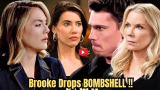 Its Over Steffy’s Betrayal Brooke Drops BOMBSHELL Will Finn Stop Steffy’s Attack on Hope [upl. by Nayb]