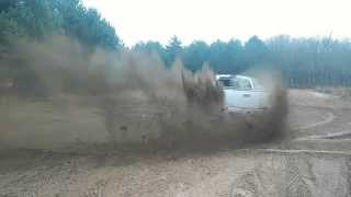 Toyota Tundra SuperCharged offroad drift and donuts [upl. by Seaman]