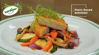 Verdino PlantBased Schnitzel with vegetables [upl. by Omor]