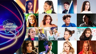 LAS 16 CANCIONES DE EUROVISIÓN JUNIOR 2022 [upl. by Aitel]