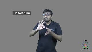 quotHonorariumquot Sign2  Indian Sign Language Tutorial  How to Sign [upl. by Ehtyde130]