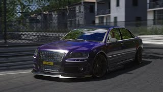 Assetto Corsa Audi A8 V10 S8 Bi Turbo at Cervia GP [upl. by Belicia]