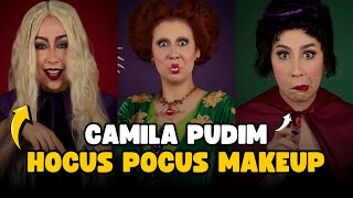 HOCUS POCUS MAKEUP  CAMILA PUDIM [upl. by Hakkeber]