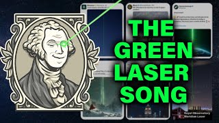 The Green Laser Song 💚  NFA NotFinancialAdviceCrypto [upl. by Saree]