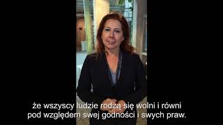 Tęczowy Piątek wspiera przedstawicielka ONZ  Birgit Van Hout [upl. by Aniteb887]