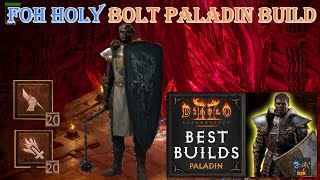 Diablo II Resurrected  Fist of the Heavens Holy Bolt PaladinBest Builds [upl. by Nuri]