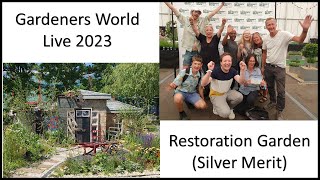 Gardeners World Live 2023Restoration Garden Silver Merit medal [upl. by Gimpel]