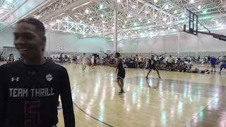 TEAM MELO 15 EYBL VS VIRGINIA ELITE UA RISE 1ST HALF [upl. by Aramen]