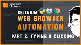 Click Buttons and Type with Selenium  Python Selenium Tutorial Part 2 [upl. by Nimesay]