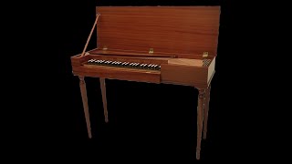 John Morley 4 octave Clavichord No 894 playing Prelude in C Major by J S Bach [upl. by Babby455]