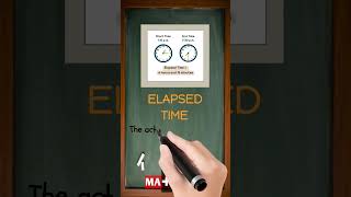 What is Elapsed Time  Simple Math Definition in 30 Seconds  MATHalino123 [upl. by Philippine984]