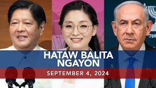 UNTV Hataw Balita Ngayon  September 4 2024 [upl. by Marra]