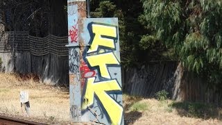 Melbourne Graffiti 2014 Video 20 Belgrave Cranbourne Frankston Sandringham Train Lines [upl. by Airretnahs]