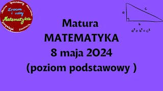 Zadanie 15 Matura z matematyki 8 maja 2024 Ciąg 𝑎𝑛 jest określony wzorem 𝑎𝑛  −1𝑛 ⋅ 𝑛 − 5 dla [upl. by Martelle884]