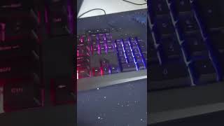 plusieurs mode de rgb sue les clavier de chez action [upl. by Eatnahc939]