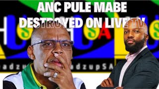 Clement Manyathela Destroyed ANC Pule Mabe On Face The Nation [upl. by Padget]