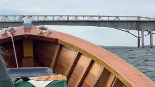 Glimpses of wave action leaving McNary Lock  Dam Columbia River [upl. by Aitat]