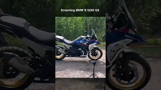 Smashing BMW R 1250 GS 💔 shorts motovlog [upl. by Antons152]