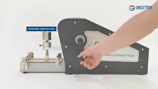 AATCC Manual Crockmeter Rubbing Fastness Tester [upl. by Corinne]