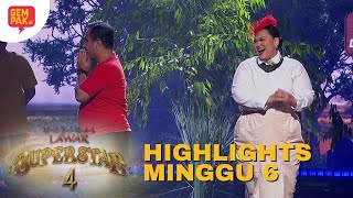 HIGHLIGHTS MINGGU 6  MUZIKAL LAWAK SUPERSTAR 4 [upl. by Zirtaeb]