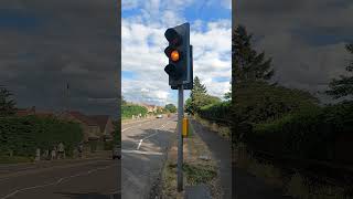 Trumpington Shelford Road A1301 Siemens Mellor Traffic Lights Toucan Crossing [upl. by Ferri]