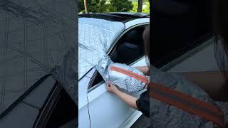 Enlarged and thickened car windshield snow shield Car windshield antifrost cover Car snow shield [upl. by Laeynad]