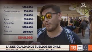 La desigualdad de los sueldos en Chile [upl. by Fotinas]