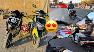 Sunday crazy rider 🔥😍 Ntorq xt vs Ntorq thor edition ￼nutal race 😳 zx10r super bikes 😍 [upl. by Quintilla]