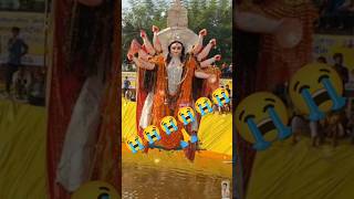 Durga Maa Bidai status 4k Mata Rani Visarjan 😭🚩🙏 durgapujadurga visarjan shorts sad [upl. by Guildroy]