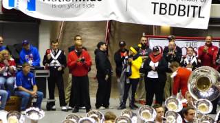 Pregame Ramp Buckeye Battle Cry at Skull Session Ohio State Marching Band 11 26 2016 OSU vs MI [upl. by Nomad]