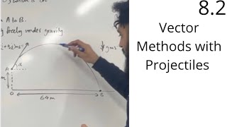 Edexcel A Level Maths 82 Vector Methods with Projectiles [upl. by Yedarb854]