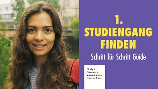 1 Studiengang und Hochschule finden  Study in Germany Schritt für Schritt Guide [upl. by Russ]