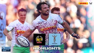 Highlights Exeter Chiefs v Harlequins  Historical fivepoint win at Sandy Park [upl. by Clarance880]