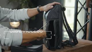 The Gruv Gear Lounge Bag is your ideal every day carry tech backpack [upl. by Baten]