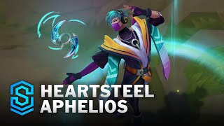 Heartsteel Aphelios Skin Spotlight  PreRelease  PBE Preview  League of Legends [upl. by Selokcin]