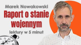 Raport o stanie wojennym  Streszczenie i opracowanie w 5 minut  Marek Nowakowski matura [upl. by Isabelita]