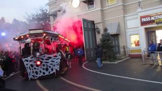 Final Uprising Parade Fright Fest 2016 Six Flags Great America 103116 [upl. by Nishom]