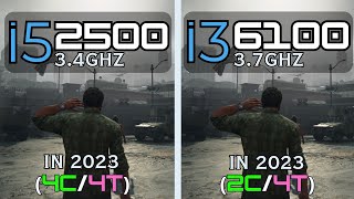 i5 2500 vs i3 6100 Tested in 12 Games  1080p [upl. by Esli]